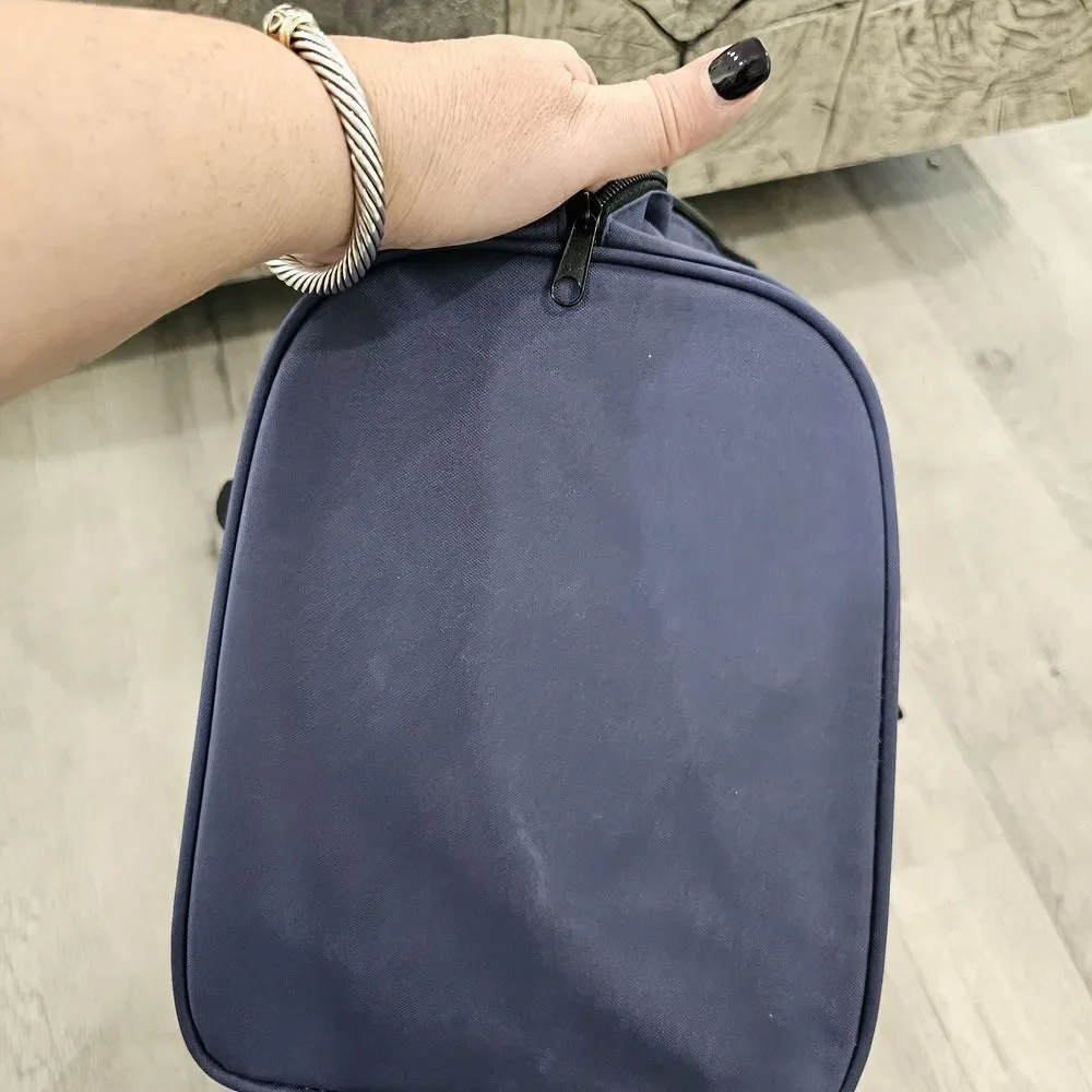Jean Paul Gaultier Navy and White Men's Bag